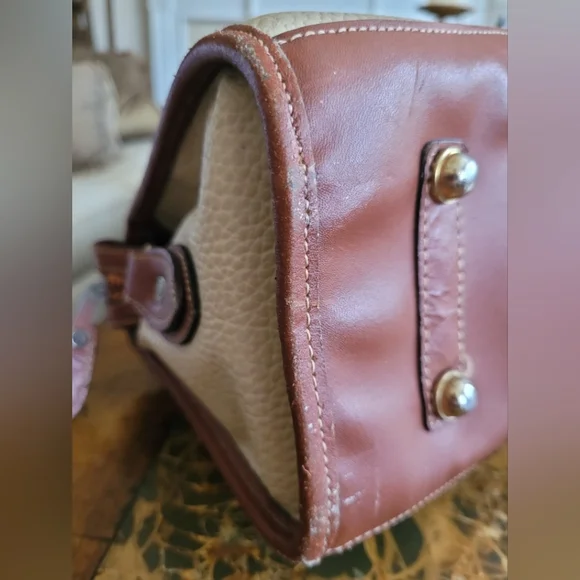 Dooney & Bourke Classic Two-Tone Leather Handbag - Picture 10 of 16